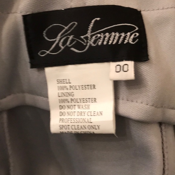 La Femme silver prom dress - Picture 7 of 7